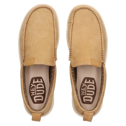 Wally Grip Moc Craft Leather Heren Mocassins Tan