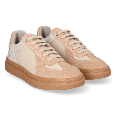 Aurea Dames Sneakers Leer Crema