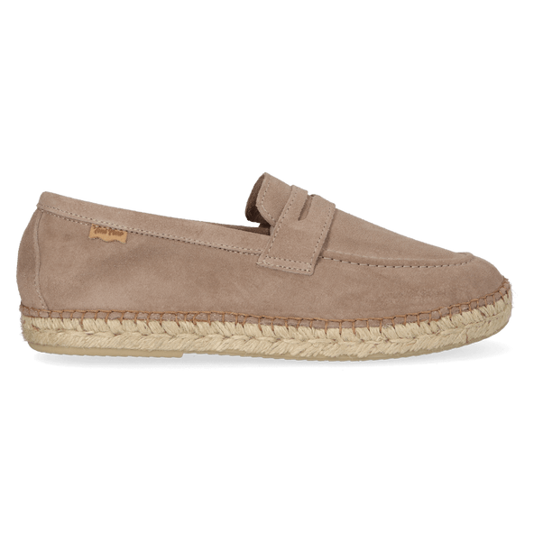 Benet Heren Espadrilles Suede Gris Benet Heren Espadrilles Suede Gris