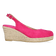 Bremen-5A Dames Espadrilles Fuchsia