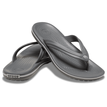 Crocband Flip Slippers Slate Grey/Smoke