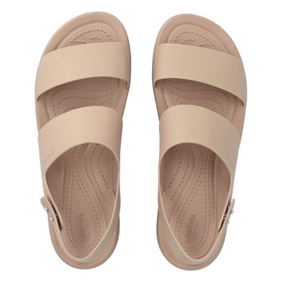 Brooklyn Low Wedge Dames Sandalen Latte/Mushroom