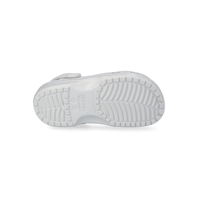 Classic Glitter Clogs Toddler Silver