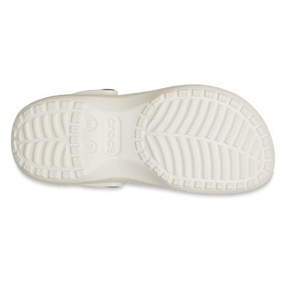 Classic Platform Glitter Clogs Chalk