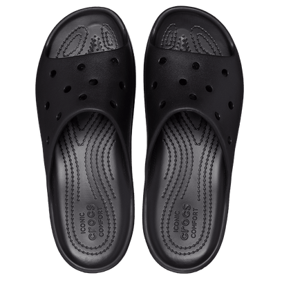 Classic Platform Slide Slippers Black