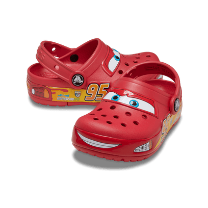 Crocband Lightning Mcqueen Kids Clogs Red