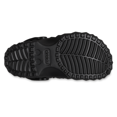 Classic Geometric Clogs Black
