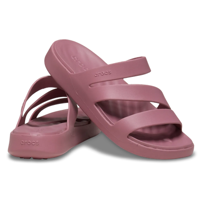 Getaway Strappy Slippers Cassis
