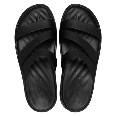 Getaway Strappy Slippers Black