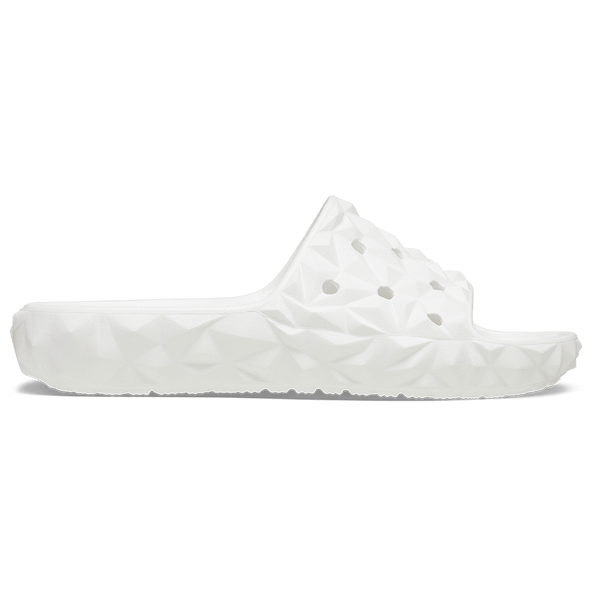 Classic Geometric Slide V2 Slippers White Classic Geometric Slide V2 Slippers White