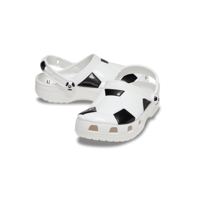 Classic Soccer Ball Clogs Toddler White/Black