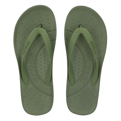Crocs Flip Slippers Army Green