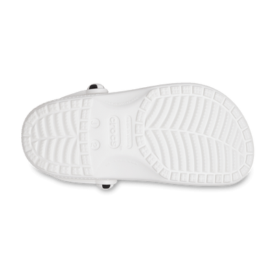 Classic Soccer Ball Clogs Kids White/Black
