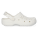 Classic Floral Cut Out Clogs Chalk
