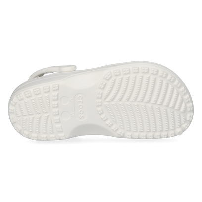 Classic Floral Cut Out Clogs Chalk