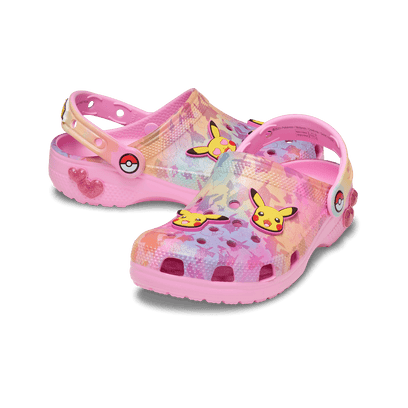 Classic Pikachu Pink Clogs Kids