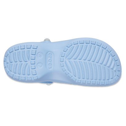 Classic Platform Pearl Clogs Blue Calcite