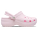 Classic Platform Pearl Clogs Pink Milk