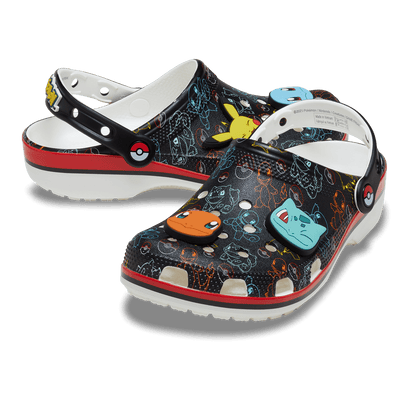 Classic Pokemon Print Clogs