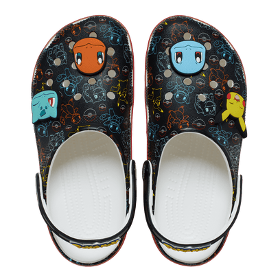 Classic Pokemon Print Clogs
