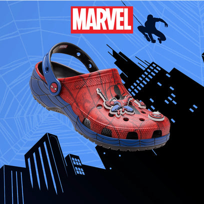 Classic Spiderman Web Clogs