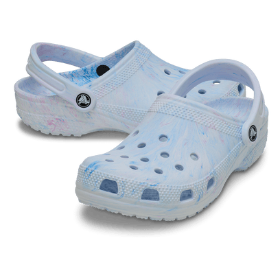 Classic Watercolor Marbled Clogs Oxygen Swirl