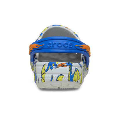 Classic Dragon Graphic Clogs Toddler Atmosphere