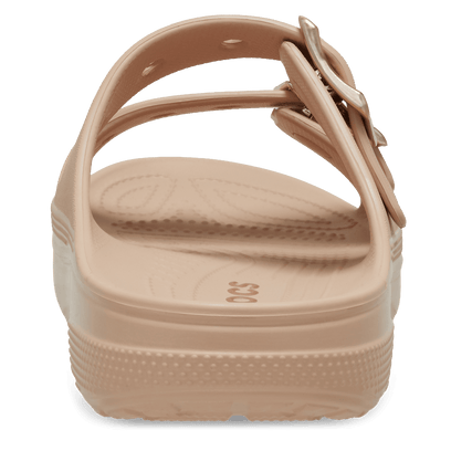 Saturday Metallic Buckle Sandal Dames Slippers Blush
