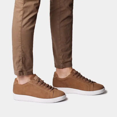 Dalmau Heren Sneakers Nubuck Camel
