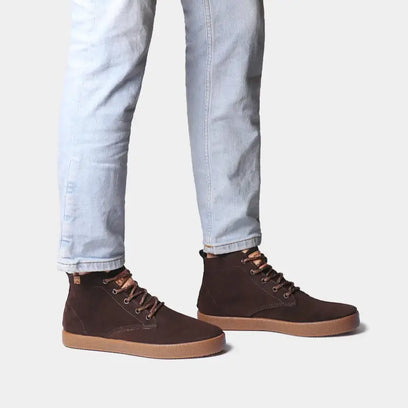 Dalton-SY Heren Veterschoenen Suede Marro