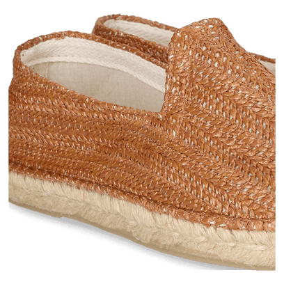 Damasc Heren Espadrilles Raffia Cuiro