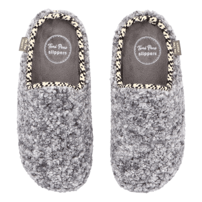 Darla-SB Dames Pantoffels Wol Gris