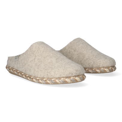 Deli-FP Dames Pantoffels Vilt Cru