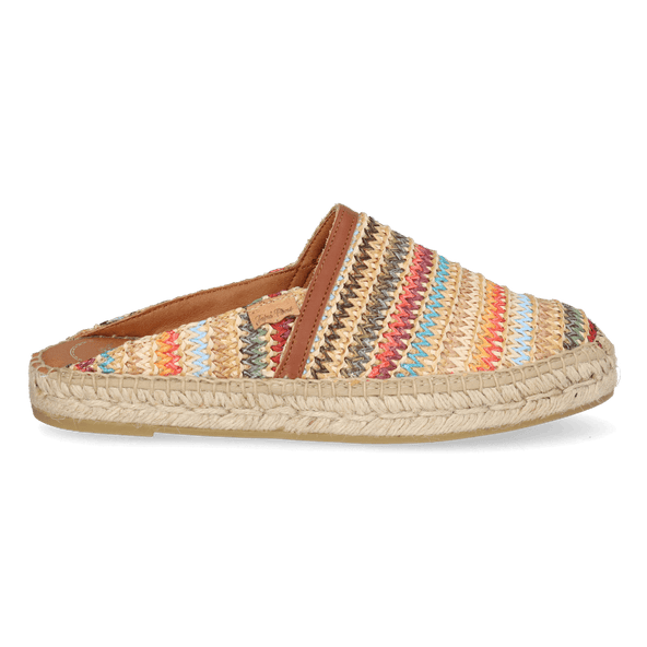 Denise-NM Dames Espadrilles Raffia Multi Denise-NM Dames Espadrilles Raffia Multi