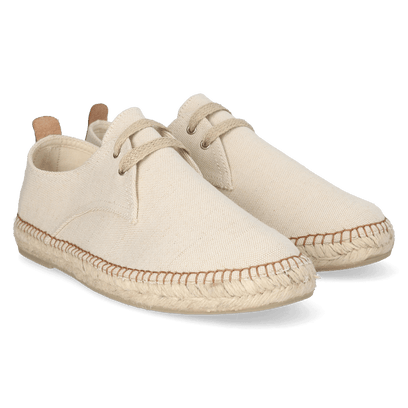 Dixon Canvas Heren Espadrilles Cru
