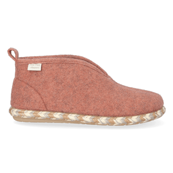 Doria-FP Dames Pantoffels Vilt Nude Doria-FP Dames Pantoffels Vilt Nude