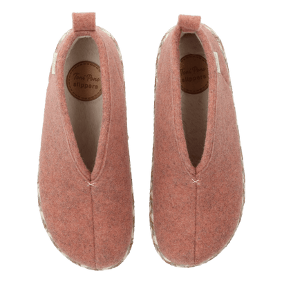 Doria-FP Dames Pantoffels Vilt Nude