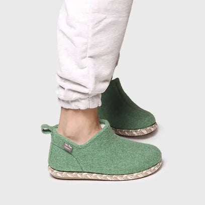 Duna-FP Dames Pantoffels Vilt Menta