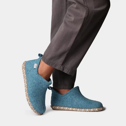 Duna-FP Dames Pantoffels Vilt Turquesa