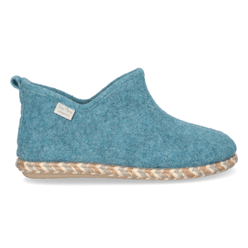 Duna-FP Dames Pantoffels Vilt Turquesa
