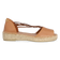 Ebre-P Dames Espadrilles Leer Cuiro