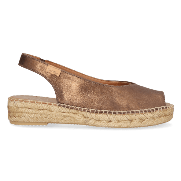 Erica-AS Dames Espadrilles Bronze Erica-AS Dames Espadrilles Bronze