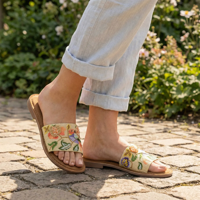 Evita Dames Slippers Multi
