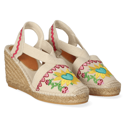 Gardenia Bonita Canvas Dames Espadrilles Multi