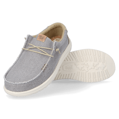 Wally Braided Heren Instappers Flannel Grey/Olive Grey