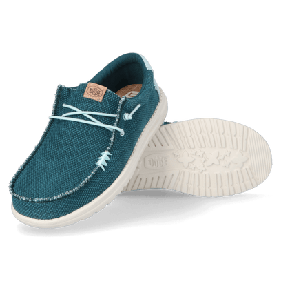 Wally Braided Heren Instappers Deep Green/Harbor Grey