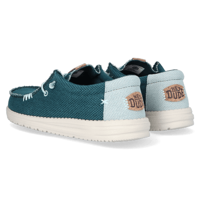 Wally Braided Heren Instappers Deep Green/Harbor Grey