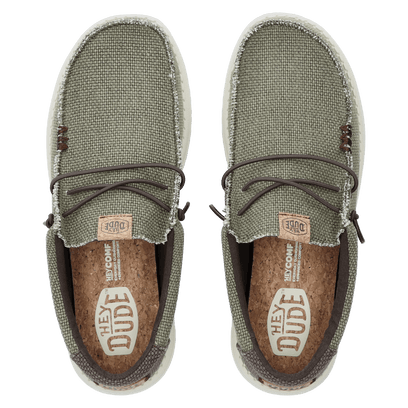 Wally Braided Heren Instappers Burnt Olive/Delicioso Brown