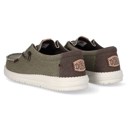 Wally Braided Heren Instappers Burnt Olive/Delicioso Brown