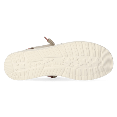 Wally Funk Tie Dye Heren Instappers Tan